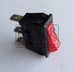 Rocker Switch Single - Red