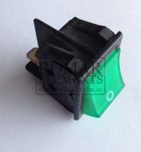 Rocker Switch Double - Green