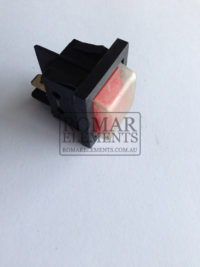 Rocker Switch Double - Red